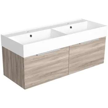 Тумба под раковину подвесная Simas Agile AG121D ROCCIA 120x 40 см коричневый