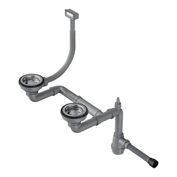 Сифон для мойки Omoikiri WK-15-IN нержавеющая сталь 4956485