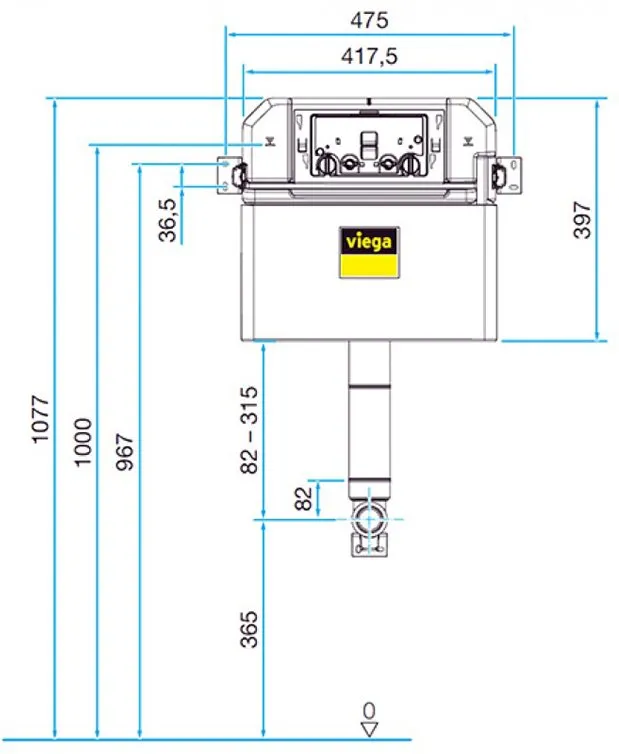 Бачок для унитаза Viega 771904