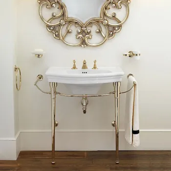 Консоль под раковину Devon&Devon New Etoile 98 золото светлое DENEWETOILEOT