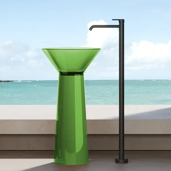 Раковина напольная Dea Design Pedestal Basin d480хh900, emerald DD2022 480 R3