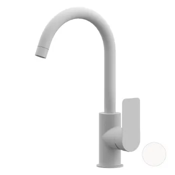 Смеситель для кухни Remer Infinity  белый матовый I72BO