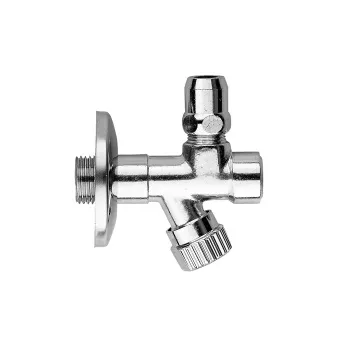 Угловой вентиль с фильтром Gattoni Accessori 1/2 x3/8 без цанговых гаек, хром 1220/00C0