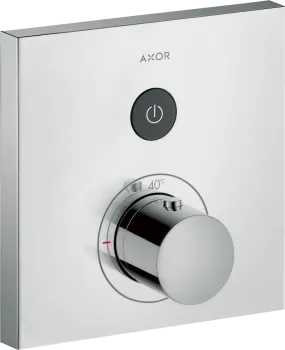 Axor ShowerSelect Термостатический смеситель с запорным клапаном, квадратный, внешняя часть, цвет: х