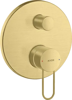 Axor Uno Смеситель для ванны, встраиваемый, с переключателем на 2 потока, со встроенной защитной ком
