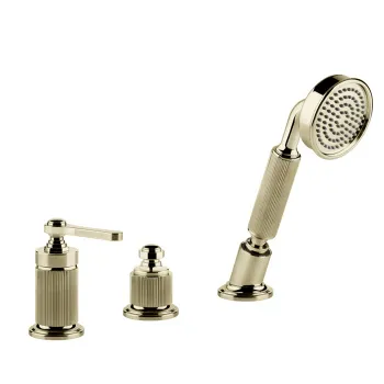 Смеситель на борт ванны Gessi Venti20 65043.710 Brass PVD