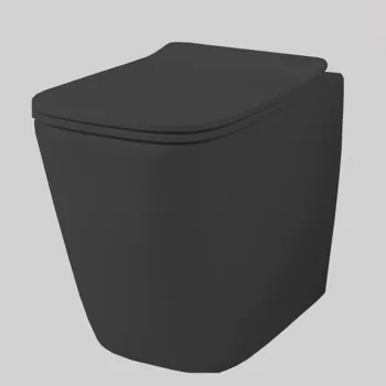 Унитаз напольный Artceram A16 ASV007 17 00 турбо смыв the.reel, saniglaze, черный матовый