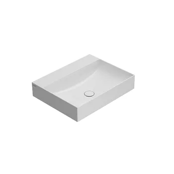 Раковина подвесная/накладная Globo T-Edge 60х47хh14см, без отв, белый B6R650BI/(BIB6R65.BI*0)