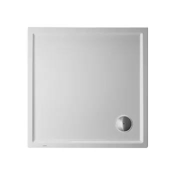 Duravit  Starck Slimline Поддон акриловый квадратный  900x900х45mm, d90, цвет белый