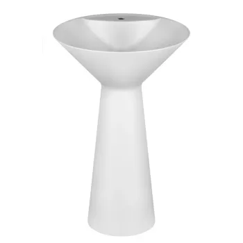 Раковина напольная Gessi 45907.521 Cristalplant Matt White