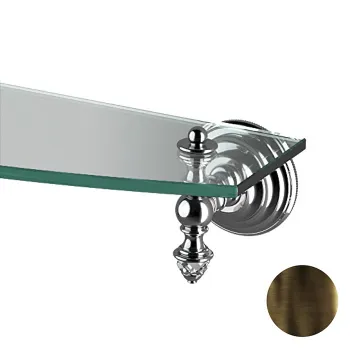 Полка стеклянная Devon&Devon Diamond 600 мм держателей бронза WHD510BR