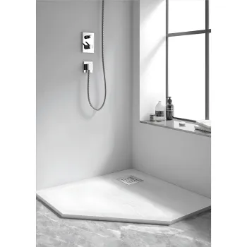 Душевой поддон трапеция STONE TRAY-W мм 14155099-01-10