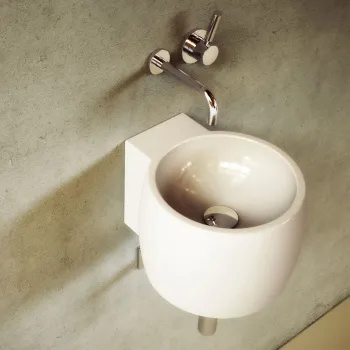 Раковина Agape Cheese 34x36.5x26, без отв., круглая, белый ACER0710NRZ *0