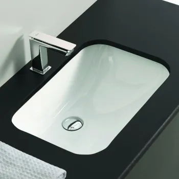 Раковина Artceram WASHBASINS NETTUNO 56х38, без отв., встраиваемая, белый NTL001 01 00