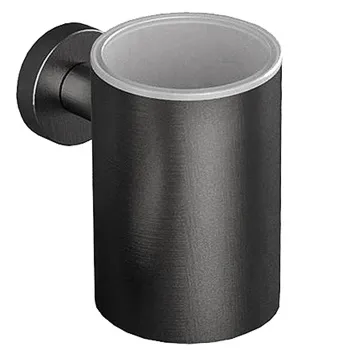 Стакан подвесной Colombo Plus PVD графит полированный W4902.GL