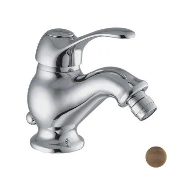 Смеситель для биде Fima Carlo Frattini Lamp с донным клапаном, бронза F3302BR