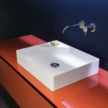 Раковина Antonio Lupi Simplo 54х42х11, без отв., белый А0002449161