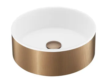 Раковина накладная  Benesque Lumiere 3001010106 бронза брашированная