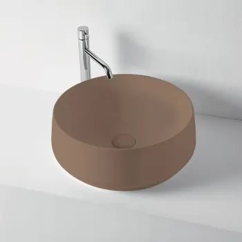 Раковина накладная Kerasan F10 D43, H 16, Bruno Matt 460488