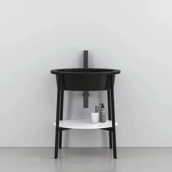 Раковина встраиваемая Cielo I Catini Catino Oval CALAOF LV 70 см черный