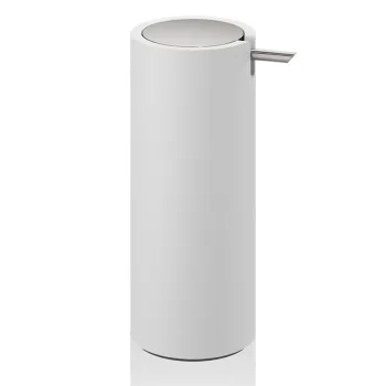 Дозатор для мыла Decor Walther Stone 972355 белый матовый / сталь матовая
