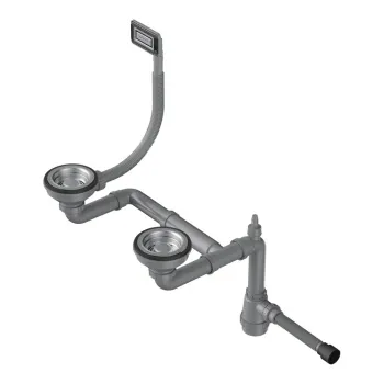 Сифон для мойки Omoikiri WK-15-UN-IN нержавеющая сталь 4956778