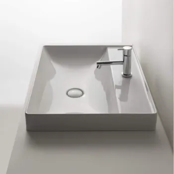 Раковина Globo T-Edge 61х46х14 см, 1 отв., белый B6R62.BI*1