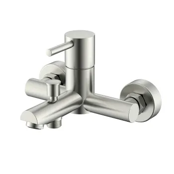 Смеситель для ванны NEMO Round BRUSH NICKEL NM-2355BN