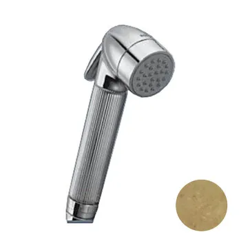 Гигиенический душ Nicolazzi Doccia шланг 100см, с держателем, raw brass живой 5523OG