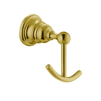 Крючок двойной Fima Carlo Frattini Accessori подвесной, золото F6064/2OR