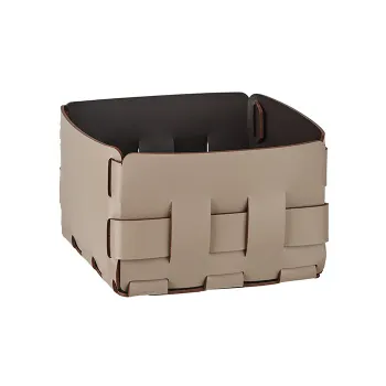 Корзинка ADJ Mini Bottega 19x19xH13, капучино/шоколад 1019.04/06