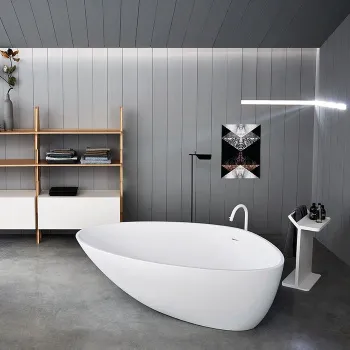 Ванна из искусственного камня Agape Drop 195x129 AVAS1097ZZ