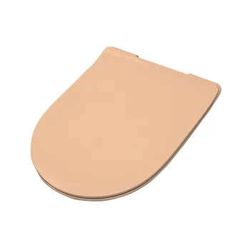 Сиденье для унитаза Artceram FILE 2.0 супер тонкое, быстросьемное с микролифтом, arancio cammeo FLA014 13