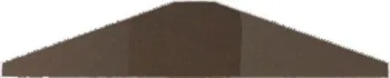 Керамическая плитка LaDiva Trapezio VE Liscia Caffe 4x20 Sat
