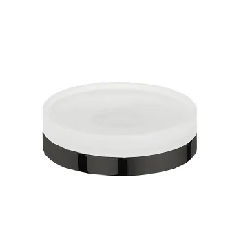 Мыльница настольная Colombo Nordic PVD графит матовый/матовое стекло B5240.GM-VAN