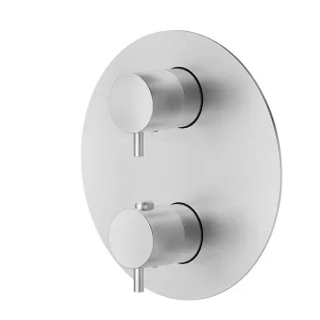 Смеситель для душа термостат Newform X-steel 316 с переключателем до 5 источников, для 31061/31020/27888/27889, INOX 69663EX.50.050