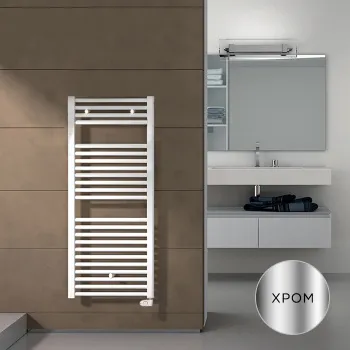 Полотенцесушитель электрический Irsap Ares 580x1118x30мм, 22 трубок-2 пром, мощность 400 ватт, с регулятором темп-ры, провод 1200мм, хром EIM058K50IR01NNN