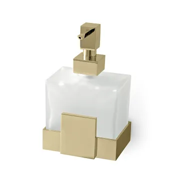 Дозатор для жидкого мыла Oasis Square настенный, золото 0SQR01901600011OR
