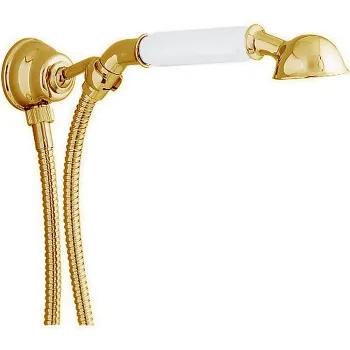 Душевой гарнитур Cisal Arcana Toscana ручная лейка,шланг 120 см,вывод с держателем, золото TS00304024 Акция