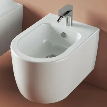 Биде подвесное Artceram Monet 36х52, 1 отв., белый матовый MNB001 05 00