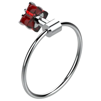 Полотенцедержатель THG Petale De Cristal Rouge U6C-A02-504N хром