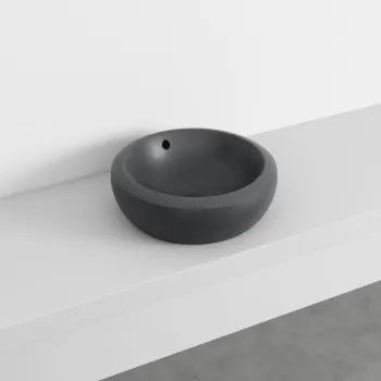 Раковина накладная Cielo Fluid FLLA45 LV 45 см черный