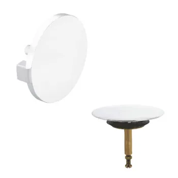 Комплект накладок к сливу-переливу Viega 735883 белый