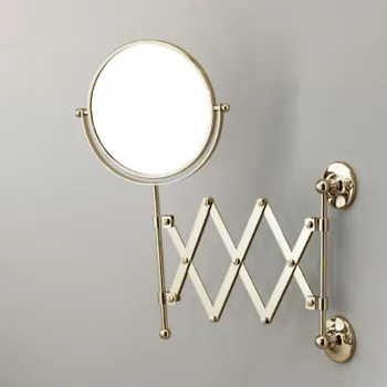 Зеркало настенное Devon&Devon Cavendish раздвижное D180мм золото светлое WM22