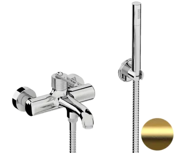 Смеситель для ванны Daniel Brooklyn BY610DP золото брашированное