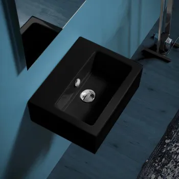 Раковина подвесная Simas Frozen FZ14nero*1 43 см черный