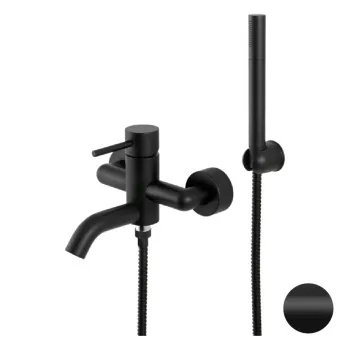 Смеситель для ванны Remer X-style   черный матовый X02NO