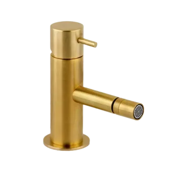 Смеситель для биде Daniel Tokyo TK604DP золото брашированное