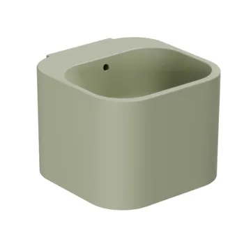 Раковина Azzurra Tandem 430х440х320, подвесная, с 1 отверстием для смесителя, с переливом, nature green TALP04443T00NA