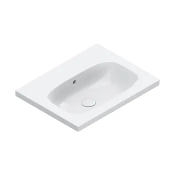 Раковина Catalano Alvea 60x46, подвесная или на мебель, без отв, белый глянцевый 620600001